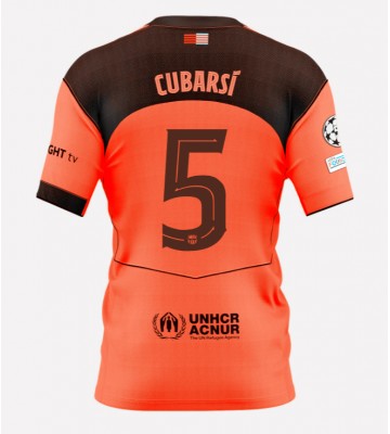 Barcelona Pau Cubarsi #5 Tredjetröja 2025-26 Kortärmad